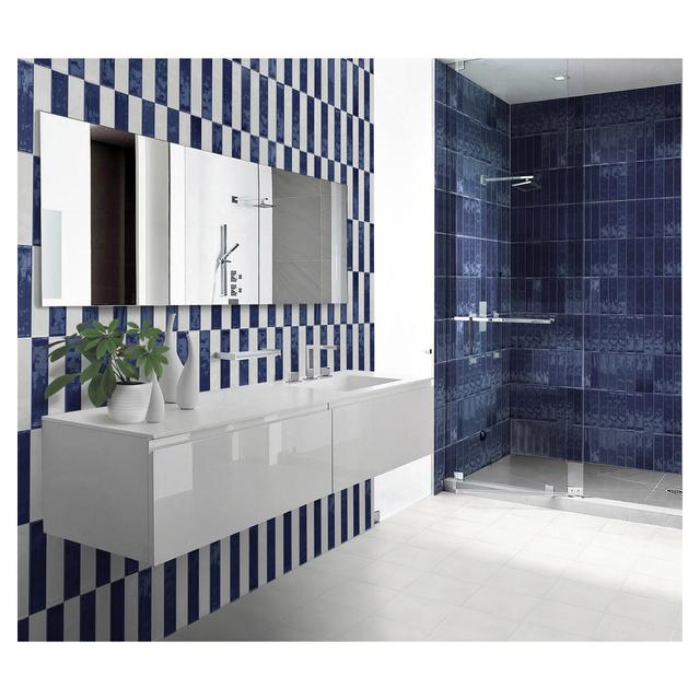 RIVESTIMENTO REGOLO BLUE GLOSSY 6x25x0,9 cm GRES PORCELLANATO | Tecnomat RIVESTIMENTO REGOLO BLUE GLOSSY 6x25x0,9 cm GRES PORCELLANATO | Tecnomat