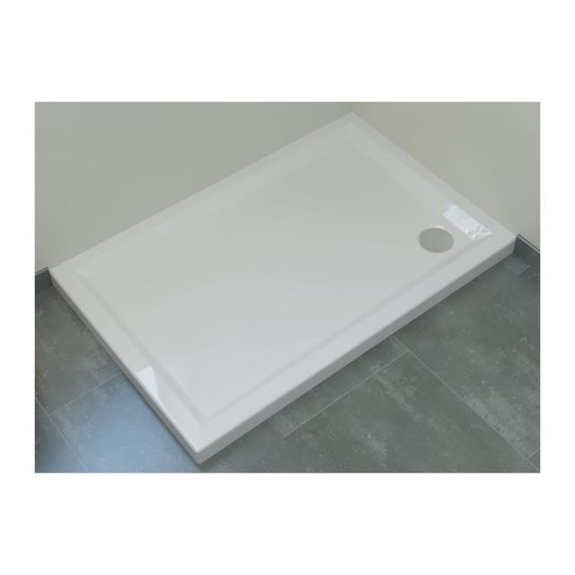 PIATTO DOCCIA SERIE MIAMI IN ACRILICO BIANCO 80x100 H 6 cm PILETTA Ø 90 mm | Tecnomat PIATTO DOCCIA SERIE MIAMI IN ACRILICO BIANCO 80x100 H 6 cm PILETTA Ø 90 mm | Tecnomat