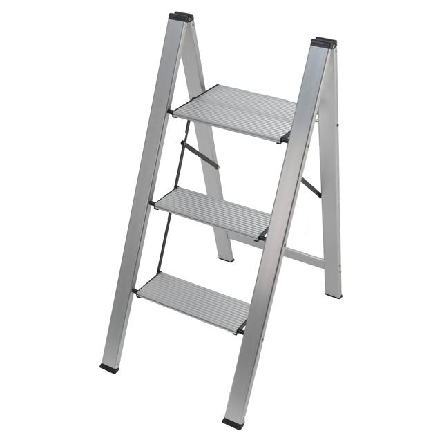 SGABELLO MINISGA' ALLUMINIO 3 GRADINI PESO 4,4 kg PORTATA 150 kg ALTEZZA PEDANA 50 cm GRIGIO | Tecnomat SGABELLO MINISGA' ALLUMINIO 3 GRADINI PESO 4,4 kg PORTATA 150 kg ALTEZZA PEDANA 50 cm GRIGIO | Tecnomat