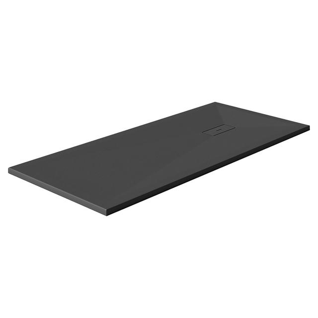 PIATTO DOCCIA SERIE FUSION MARMORESINA COLORE NERO 70X90 cm H 2,5 cm | Tecnomat PIATTO DOCCIA SERIE FUSION MARMORESINA COLORE NERO 70X90 cm H 2,5 cm | Tecnomat