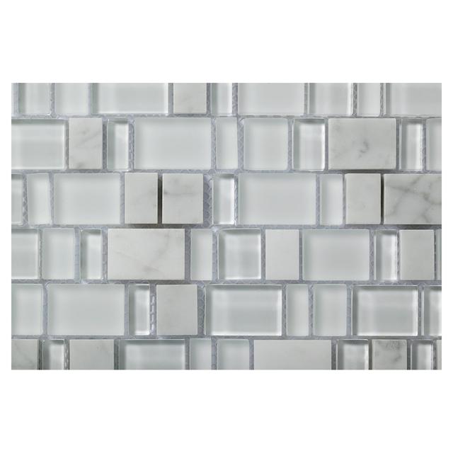 MOSAICO K2 30x30x0,8 cm VETRO E MARMO CARRARA VENDITA AL FOGLIO | Tecnomat MOSAICO K2 30x30x0,8 cm VETRO E MARMO CARRARA VENDITA AL FOGLIO - 2 | Tecnomat