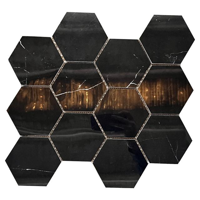 MOSAICO ESAGONO ROYAL NERO FOGLIO 35x34 cm PEI3 R9 GRES PORCELLANATO | Tecnomat MOSAICO ESAGONO ROYAL NERO FOGLIO 35x34 cm PEI3 R9 GRES PORCELLANATO | Tecnomat