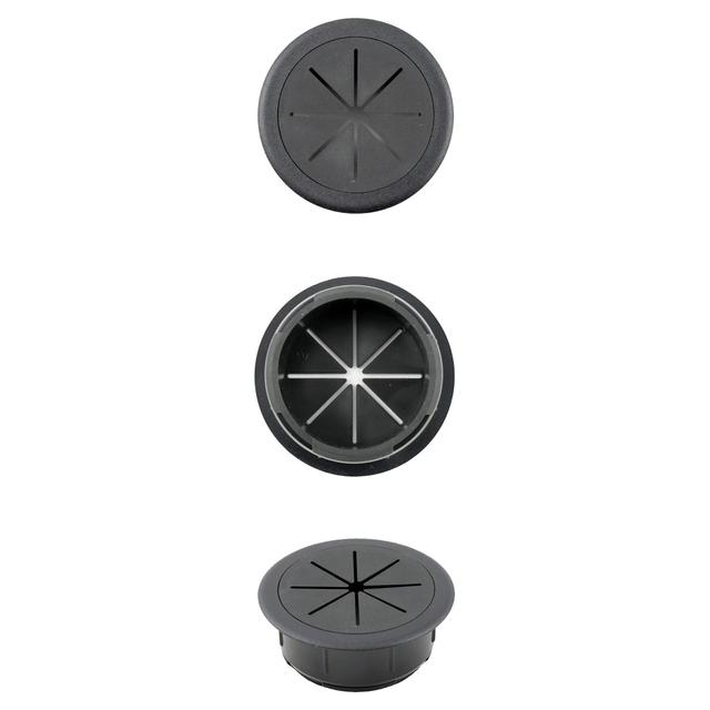 BOCCHETTA PASSACAVI Ø 60 mm GOMMATA NERA | Tecnomat BOCCHETTA PASSACAVI Ø 60 mm GOMMATA NERA | Tecnomat