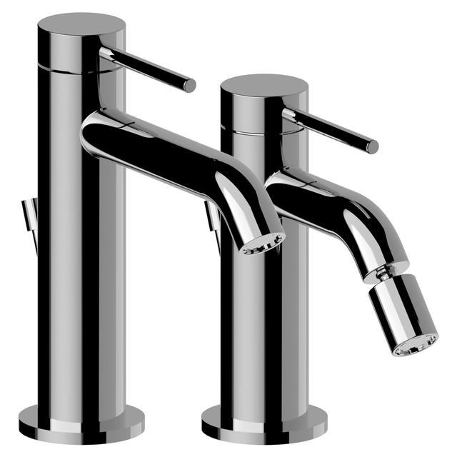 KIT MISCELATORI ERCOS MILLY LAVABO E BIDET CROMO CARTUCCIA Ø 28 mm | Tecnomat KIT MISCELATORI ERCOS MILLY LAVABO E BIDET CROMO CARTUCCIA Ø 28 mm | Tecnomat