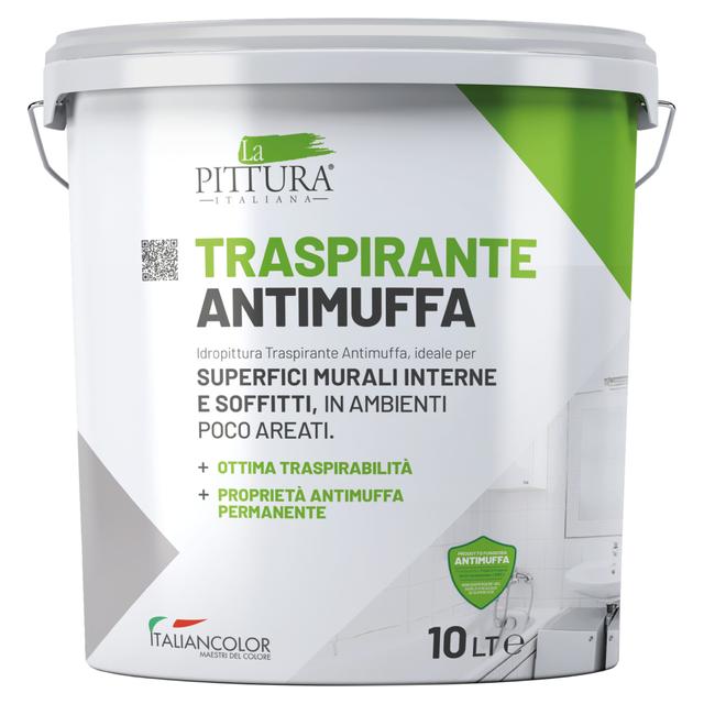 IDROPITTURA TRASPIRANTE ANTIMUFFA LPI 10 l BIANCA PER INTERNI RESA 4 - 5 m²/l A 2 MANI | Tecnomat IDROPITTURA TRASPIRANTE ANTIMUFFA LPI 10 l BIANCA PER INTERNI RESA 4 - 5 m²/l A 2 MANI - 2 | Tecnomat