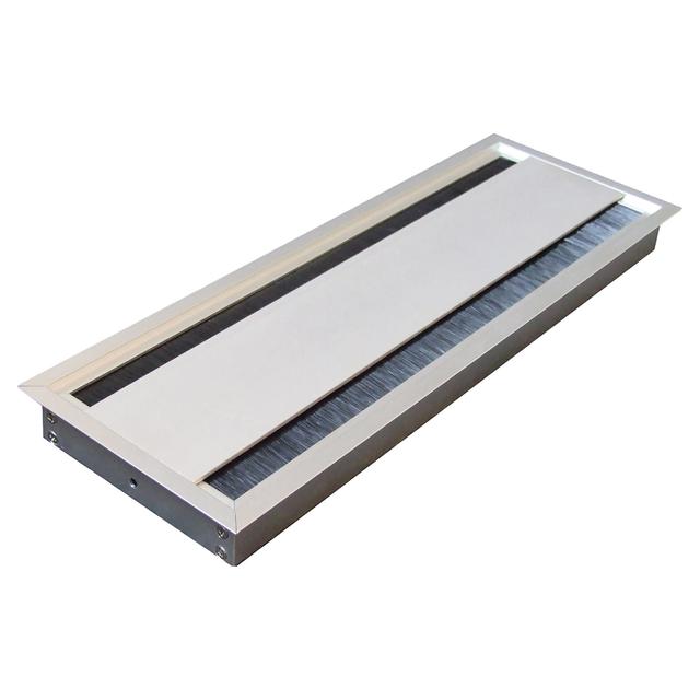 PASSACAVO RETTANGOLARE DOPPIO 320x100x16 mm ALLUMINIO | Tecnomat PASSACAVO RETTANGOLARE DOPPIO 320x100x16 mm ALLUMINIO | Tecnomat