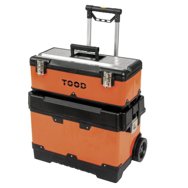 CARRELLO PORTA UTENSILI TOOD INOX 62x37x62 cm (LxPxH) CON VALIGETTA | Tecnomat CARRELLO PORTA UTENSILI TOOD INOX 62x37x62 cm (LxPxH) CON VALIGETTA | Tecnomat