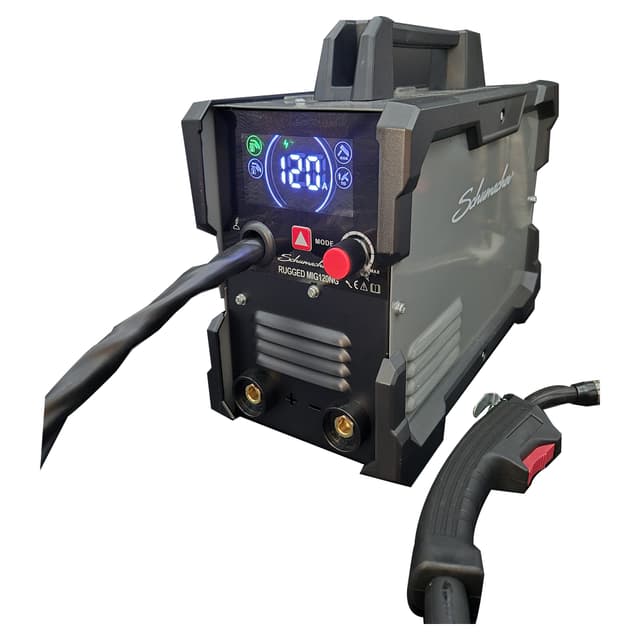 SALDATRICE INVERTER SCHUMACHER SWX120 NG NOGAS MULTIFUNZIONE MIG MMA TIG LIFT 10-120A FILO 0,9mm | Tecnomat SALDATRICE INVERTER SCHUMACHER SWX120 NG NOGAS MULTIFUNZIONE MIG MMA TIG LIFT 10-120A FILO 0,9mm - 2 | Tecnomat