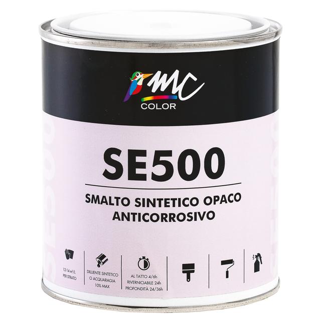 SMALTO SINTETICO OPACO MCCOLOR GRIGIO 0,75 l ANTIRUGGINE 12-14 m² CON 1 l | Tecnomat SMALTO SINTETICO OPACO MCCOLOR GRIGIO 0,75 l ANTIRUGGINE 12-14 m² CON 1 l | Tecnomat