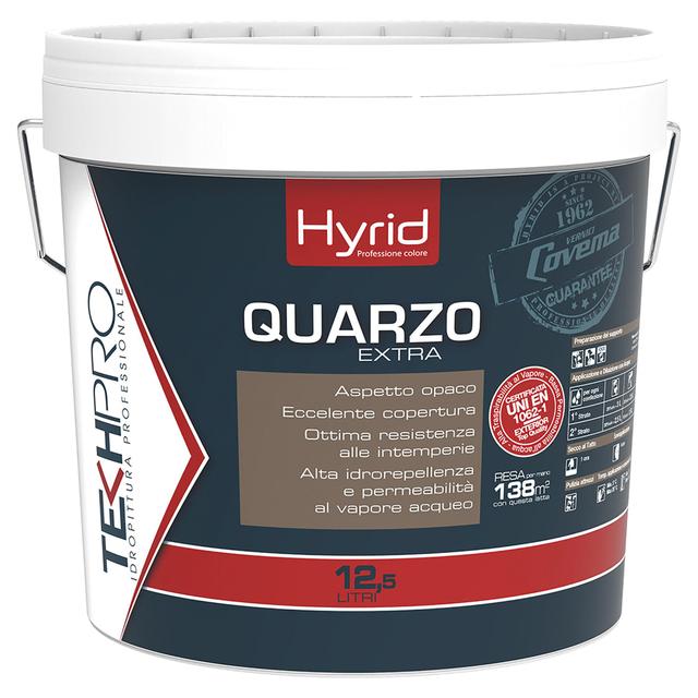 RIVESTIMENTO AL QUARZO EXTRA COVEMA BIANCO 12,5 l PER ESTERNO 5-6 m² CON 1 l A 2 MANI | Tecnomat RIVESTIMENTO AL QUARZO EXTRA COVEMA BIANCO 12,5 l PER ESTERNO 5-6 m² CON 1 l A 2 MANI | Tecnomat