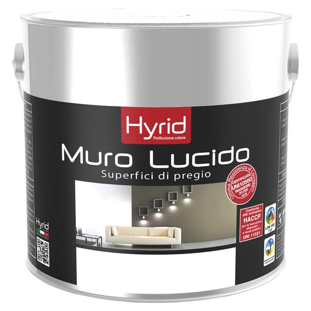IDROSMALTO LUCIDO HYRID 2,5 l BIANCO CROMIE DI PROVENZA INTERNO 8-10 m² CON 1 l | Tecnomat IDROSMALTO LUCIDO HYRID 2,5 l BIANCO CROMIE DI PROVENZA INTERNO 8-10 m² CON 1 l | Tecnomat