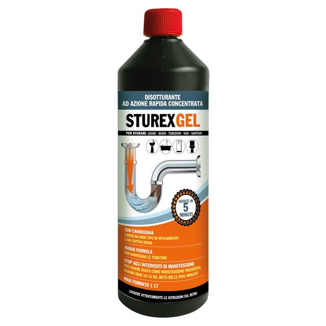DISOTTURANTE ACQUAFILTRA STUREX 1 l CONCENTRATO LIQUIDO PER TUBI DI SCARICO | Tecnomat DISOTTURANTE ACQUAFILTRA STUREX 1 l CONCENTRATO LIQUIDO PER TUBI DI SCARICO - 2 | Tecnomat