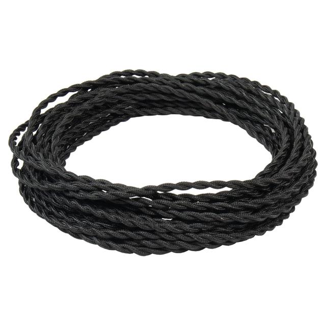 CAVO TRECCIA SETA FRRTX 3G1,5 NERO MATASSA 5 m | Tecnomat CAVO TRECCIA SETA FRRTX 3G1,5 NERO MATASSA 5 m - 2 | Tecnomat