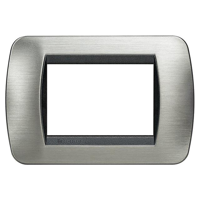 PLACCA 3 MODULI ACCIAIO SPAZZOLATO BTICINO LIVING INTERNATIONAL | Tecnomat PLACCA 3 MODULI ACCIAIO SPAZZOLATO BTICINO LIVING INTERNATIONAL | Tecnomat