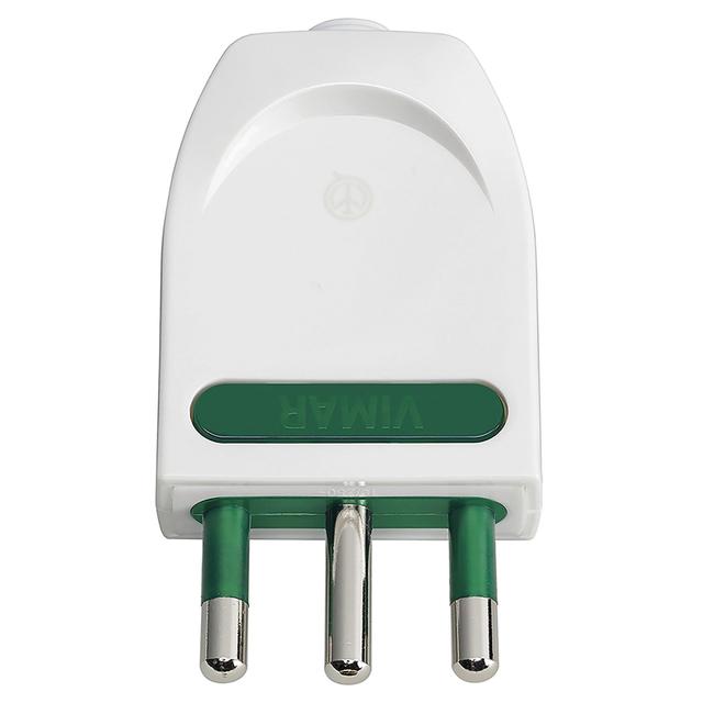 SPINA VIMAR 2P+T 16A ORIENTABILE COLORE BIANCO | Tecnomat SPINA VIMAR 2P+T 16A ORIENTABILE COLORE BIANCO - 2 | Tecnomat