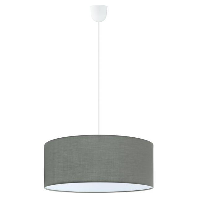 SOSPENSIONE ROSSANO 3xE27 FINO A 60W POLICARBONATO E TESSUTO ANTRACITE Ø 480x1345 mm | Tecnomat SOSPENSIONE ROSSANO 3xE27 FINO A 60W POLICARBONATO E TESSUTO ANTRACITE Ø 480x1345 mm - 2 | Tecnomat