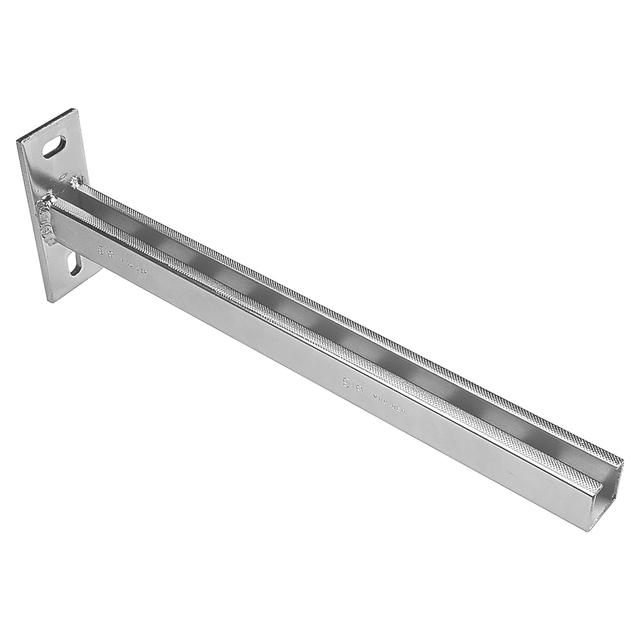 MENSOLA DI SUPPORTO IN PROFILO GRIP PF2 L 40 cm ACCIAIO DD11 PIASTRA BASE 130x50x6 mm | Tecnomat MENSOLA DI SUPPORTO IN PROFILO GRIP PF2 L 40 cm ACCIAIO DD11 PIASTRA BASE 130x50x6 mm | Tecnomat