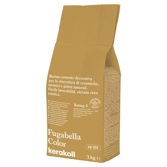STUCCO FUGABELLA COLOR KERAKOLL KK 102 3kg FUGA 0-20 mm USO INTERNO ED ESTERNO | Tecnomat STUCCO FUGABELLA COLOR KERAKOLL KK 102 3kg FUGA 0-20 mm USO INTERNO ED ESTERNO | Tecnomat