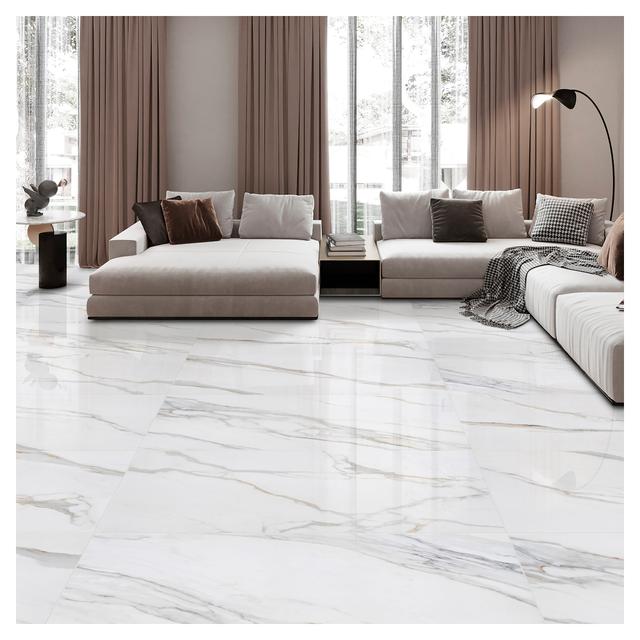 PAVIMENTO INTERNO CALACATTA T WHITE GOLD 60x120x0,98 cm PEI4 R9 GRES PORCELLANATO | Tecnomat PAVIMENTO INTERNO CALACATTA T WHITE GOLD 60x120x0,98 cm PEI4 R9 GRES PORCELLANATO | Tecnomat