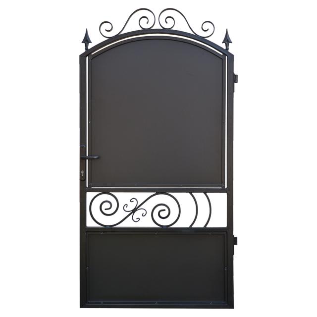 CANCELLETTO ARCANO NERO REVERSIBILE ZINCATO E VERNICIATO NERO 100x180 cm (LxH) | Tecnomat CANCELLETTO ARCANO NERO REVERSIBILE ZINCATO E VERNICIATO NERO 100x180 cm (LxH) - 2 | Tecnomat