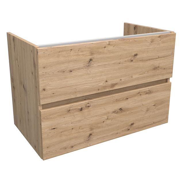 BASE VENUS IN LEGNO ROVERE NODATO 2 CASSETTI SOFT CLOSE 79x54x46 cm (LxHxP) | Tecnomat BASE VENUS IN LEGNO ROVERE NODATO 2 CASSETTI SOFT CLOSE 79x54x46 cm (LxHxP) - 2 | Tecnomat