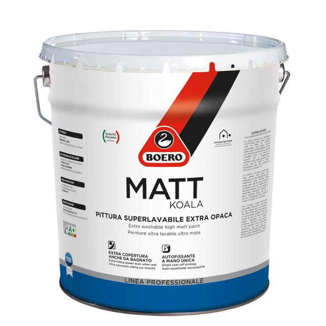 IDROPITTURA SUPERLAVABILE BOERO 5 l MATT KOALA BIANCO 7-8 m²/l A 2 MANI | Tecnomat IDROPITTURA SUPERLAVABILE BOERO 5 l MATT KOALA BIANCO 7-8 m²/l A 2 MANI - 2 | Tecnomat