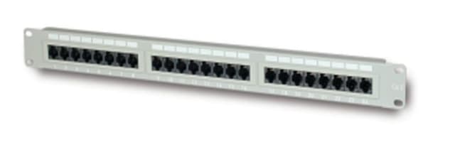 PANNELLO CAT5e 24 PORTE CON MODULI RJ45 PER ARMADIO RACK 19'' CON ASOLE PER FISSAGGIO CAVI | Tecnomat PANNELLO CAT5e 24 PORTE CON MODULI RJ45 PER ARMADIO RACK 19'' CON ASOLE PER FISSAGGIO CAVI - 2 | Tecnomat