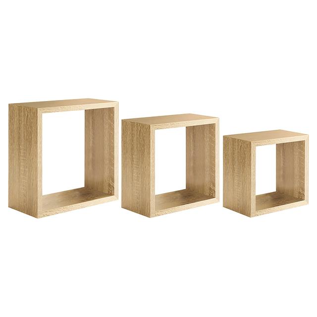 TRIS CUBO ROVERE SAGERAU 30x30-27x27-24x24cm(HxL) PROFONDITA 11,7 cm | Tecnomat TRIS CUBO ROVERE SAGERAU 30x30-27x27-24x24cm(HxL) PROFONDITA 11,7 cm - 2 | Tecnomat