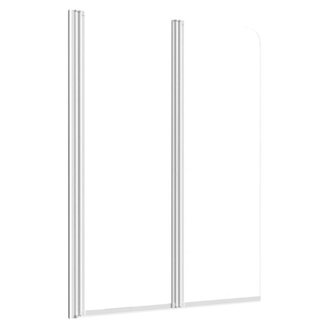 PARETE VASCA FREEPORT PIEGHEVOLE 2 ANTE 100xH130 cm TRASPARENTE 4 mm PROFILO BIANCO | Tecnomat PARETE VASCA FREEPORT PIEGHEVOLE 2 ANTE 100xH130 cm TRASPARENTE 4 mm PROFILO BIANCO | Tecnomat