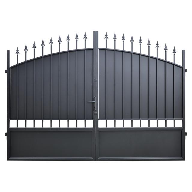 CANCELLO VELARIO DUE ANTEZINCATO E VERNICIATO NERO350x180/210 cm (LxH) | Tecnomat CANCELLO VELARIO DUE ANTEZINCATO E VERNICIATO NERO350x180/210 cm (LxH) - 2 | Tecnomat