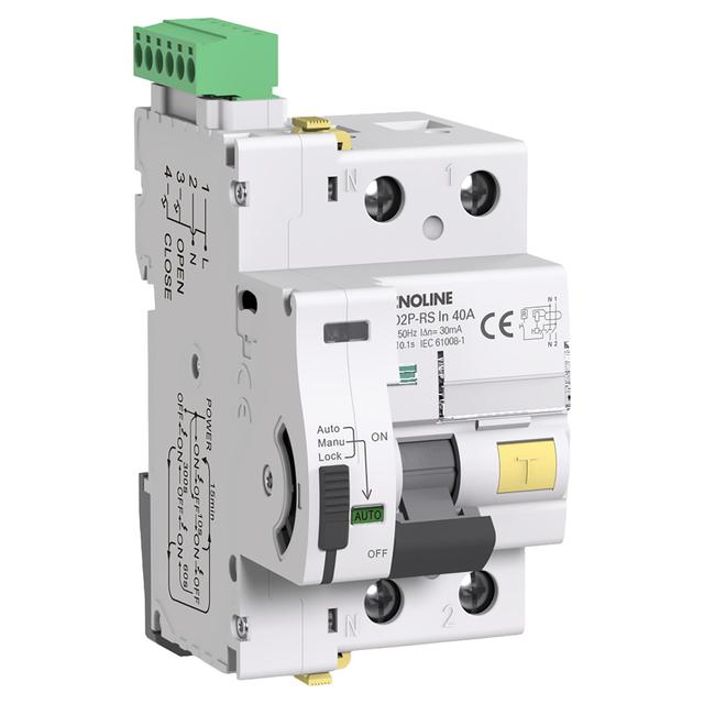 INTERRUTTORE DIFFERENZIALE TECNOLINE 2P 40A 30mA AC 10KA 2 MODULI CON RIARMO AUTOMATICO | Tecnomat INTERRUTTORE DIFFERENZIALE TECNOLINE 2P 40A 30mA AC 10KA 2 MODULI CON RIARMO AUTOMATICO - 2 | Tecnomat