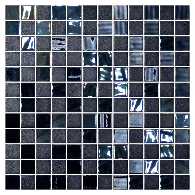 MOSAICO MIX IRIDIS STONE NERO RETE 31,1x31,1x0,49 cm VETRO VENDITA AL FOGLIO | Tecnomat MOSAICO MIX IRIDIS STONE NERO RETE 31,1x31,1x0,49 cm VETRO VENDITA AL FOGLIO | Tecnomat