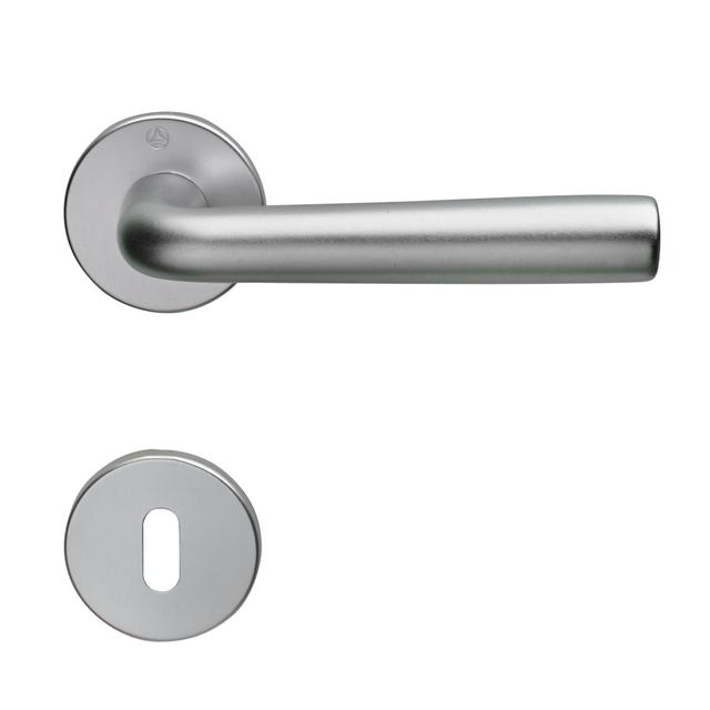 MANIGLIA A ROSETTA GHIDINI - 141 ALLUMINIO CON MOLLA QUADRO 8 mm | Tecnomat MANIGLIA A ROSETTA GHIDINI - 141 ALLUMINIO CON MOLLA QUADRO 8 mm | Tecnomat