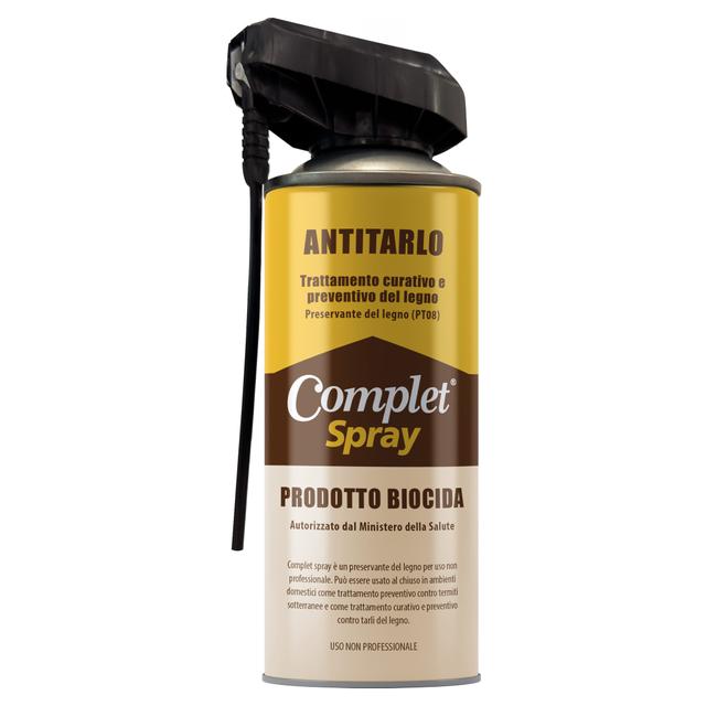 ANTITARLO COMPLET BIOCIDA 400 ml SPRAY MULTIGETTO CURATIVO E PREVENTIVO DEL LEGNO | Tecnomat ANTITARLO COMPLET BIOCIDA 400 ml SPRAY MULTIGETTO CURATIVO E PREVENTIVO DEL LEGNO | Tecnomat
