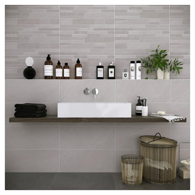 RIVESTIMENTO DOLOMITI MURETTO GRIGIO 25x60x0,8 cm BICOTTURA OPACA | Tecnomat RIVESTIMENTO DOLOMITI MURETTO GRIGIO 25x60x0,8 cm BICOTTURA OPACA - 2 | Tecnomat