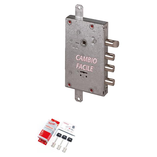SERRATURA RICAMBIO CISA AD APPLICARE DOPPIA MAPPA 38mm E64mm TRIPLICE PER PORTE BLINDATE | Tecnomat SERRATURA RICAMBIO CISA AD APPLICARE DOPPIA MAPPA 38mm E64mm TRIPLICE PER PORTE BLINDATE | Tecnomat