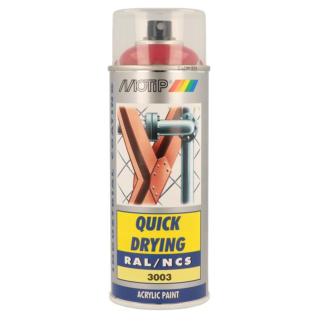 SMALTO SPRAY INDUSTRIAL MOTIP RAL 3003 ROSSO RUBINO 400 ml | Tecnomat SMALTO SPRAY INDUSTRIAL MOTIP RAL 3003 ROSSO RUBINO 400 ml - 2 | Tecnomat