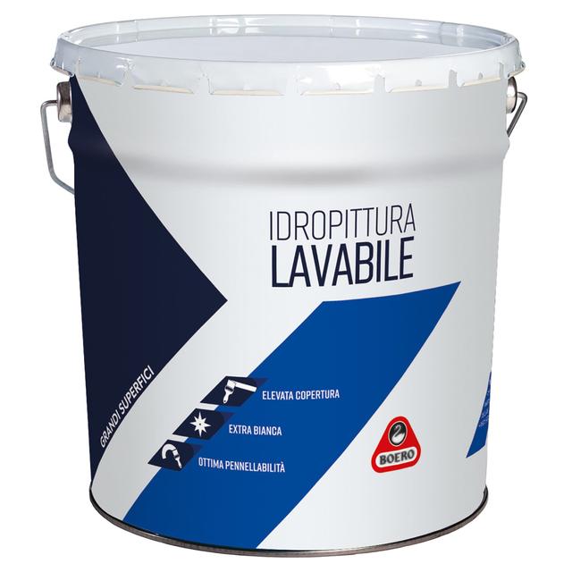 IDROPITTURA LAVABILE BOERO BIANCA 4 l IDEALE PER SOGGIORNI CAMERE 5-6 m² CON 1 l A 2 MANI | Tecnomat IDROPITTURA LAVABILE BOERO BIANCA 4 l IDEALE PER SOGGIORNI CAMERE 5-6 m² CON 1 l A 2 MANI | Tecnomat