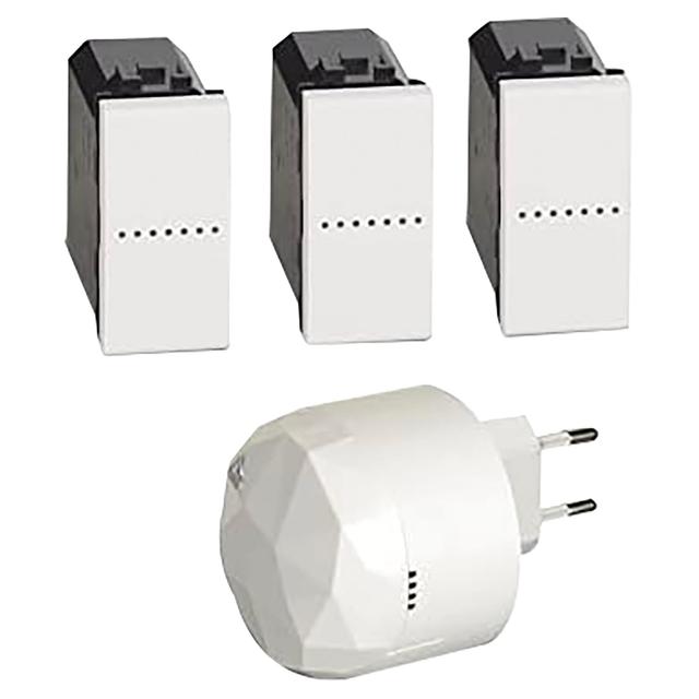 KIT BTICINO LIVING NOW PER LUCI CONNESSE CON GATEWAY COLORE BIANCO | Tecnomat KIT BTICINO LIVING NOW PER LUCI CONNESSE CON GATEWAY COLORE BIANCO | Tecnomat