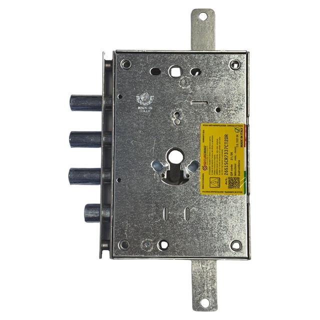 SERRATURA SECUREMME APPLICARE SECURTINA CILINDRO 37 mm E73 mm 3 PISTONI AMBIDESTRA | Tecnomat SERRATURA SECUREMME APPLICARE SECURTINA CILINDRO 37 mm E73 mm 3 PISTONI AMBIDESTRA - 2 | Tecnomat
