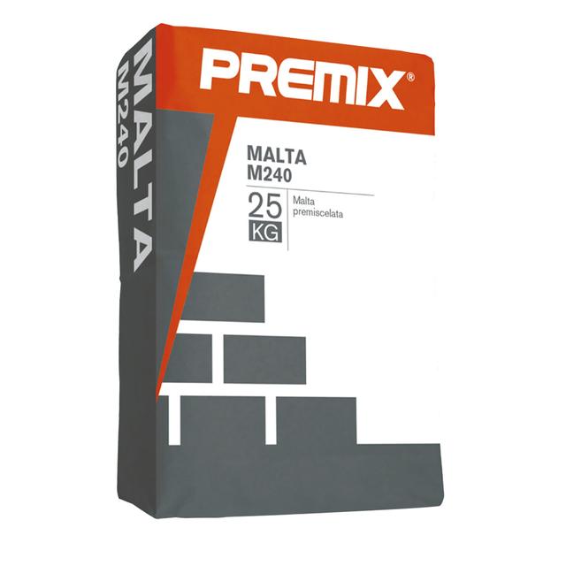 MALTA PREMISCELATA M240 PREMIX 25 kg DA MURATURA E INTONACO CLASSE M5 | Tecnomat MALTA PREMISCELATA M240 PREMIX 25 kg DA MURATURA E INTONACO CLASSE M5 | Tecnomat
