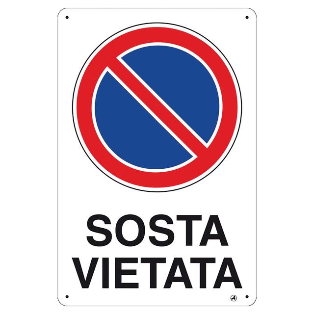 CARTELLO SOSTA VIETATA IN PVC 20x30 cm | Tecnomat CARTELLO SOSTA VIETATA IN PVC 20x30 cm | Tecnomat