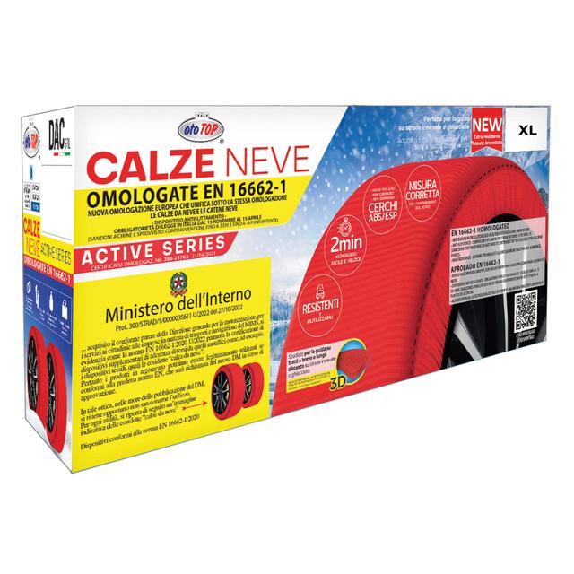 CALZE NEVE ACTIVE SERIES MISURA XL OMOLOGATE EN 16662-1 | Tecnomat CALZE NEVE ACTIVE SERIES MISURA XL OMOLOGATE EN 16662-1 | Tecnomat