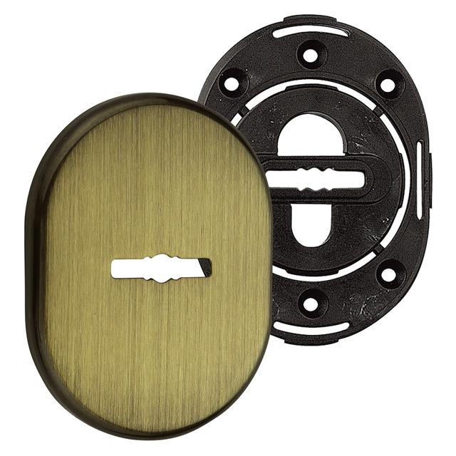 MOSTRINA COTTALI DOPPIA MAPPA SENZA VITI OTTONE GRAFFIATO 66x86 mm | Tecnomat MOSTRINA COTTALI DOPPIA MAPPA SENZA VITI OTTONE GRAFFIATO 66x86 mm - 2 | Tecnomat