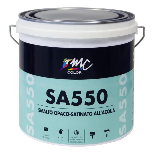 SMALTO ACQUA OPACO SATINATO MCCOLOR NERO SA550 2,5 l 13-15 m² CON 1 l | Tecnomat SMALTO ACQUA OPACO SATINATO MCCOLOR NERO SA550 2,5 l 13-15 m² CON 1 l | Tecnomat
