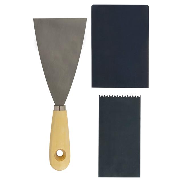 SET 3 SPATOLE ASSORTITE ACCIAIO TEMPRATO MANICO LEGNO | Tecnomat SET 3 SPATOLE ASSORTITE ACCIAIO TEMPRATO MANICO LEGNO | Tecnomat