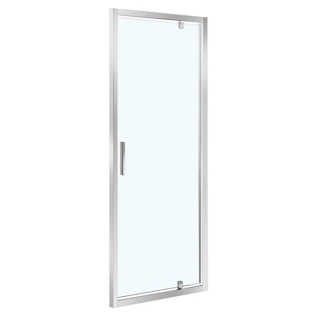 PORTA DOCCIA FENIS BATTENTE 78-82 cm H 190 cm VETRO TRASPARENTE 6mm PROFILI METALLO CROMATO | Tecnomat PORTA DOCCIA FENIS BATTENTE 78-82 cm H 190 cm VETRO TRASPARENTE 6mm PROFILI METALLO CROMATO - 2 | Tecnomat