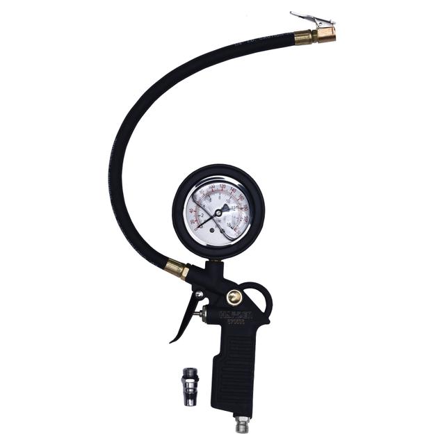 PISTOLA DI GONFIAGGIO CON MANOMETRO A BAGNO D'OLIO ATTACCO RAPIDO 16 bar LUNGHEZZA TUBO 350mm | Tecnomat PISTOLA DI GONFIAGGIO CON MANOMETRO A BAGNO D'OLIO ATTACCO RAPIDO 16 bar LUNGHEZZA TUBO 350mm | Tecnomat