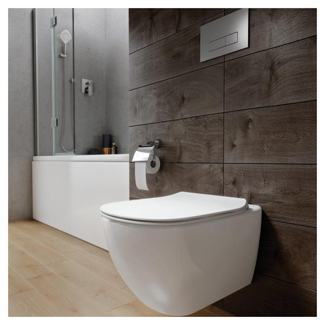 PLACCA WC IDEAL STANDARD OLEAS M2 DOPPIO FLUSSO PER CASSETTA PROSYS CROMO SATINATA | Tecnomat PLACCA WC IDEAL STANDARD OLEAS M2 DOPPIO FLUSSO PER CASSETTA PROSYS CROMO SATINATA | Tecnomat