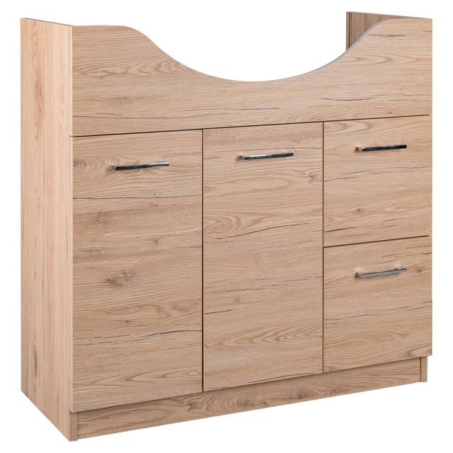 BASE PORTALAVABO CON LAVABO JESS QUERCIA NATURALE 2 ANTE 2 CASSETTI 85x86x50 cm (LxHxP) | Tecnomat BASE PORTALAVABO CON LAVABO JESS QUERCIA NATURALE 2 ANTE 2 CASSETTI 85x86x50 cm (LxHxP) - 2 | Tecnomat
